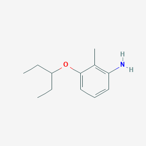 2-Methyl-3-(pentan-3-yloxy)aniline