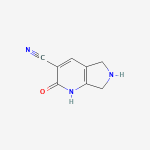 2-Hydroxy-5H,6H,7H-pyrrolo[3,4-b]pyridine-3-carbonitrile