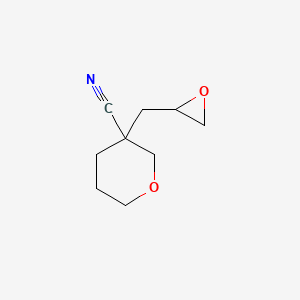 3-[(Oxiran-2-yl)methyl]oxane-3-carbonitrile