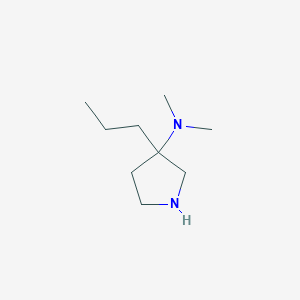 N,N-Dimethyl-3-propylpyrrolidin-3-amine