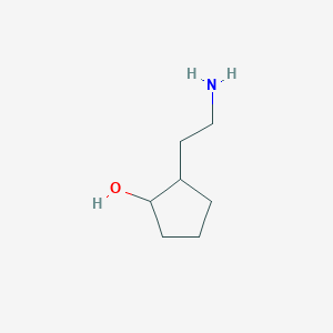 2-(2-Aminoethyl)cyclopentan-1-ol