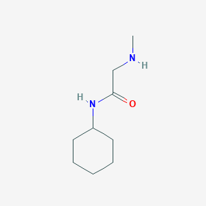 molecular formula C9H18N2O B1323307 N-环己基-2-(甲基氨基)乙酰胺 CAS No. 46117-12-8