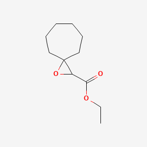 molecular formula C11H18O3 B13233075 Ethyl 1-oxaspiro[2.6]nonane-2-carboxylate CAS No. 6975-19-5