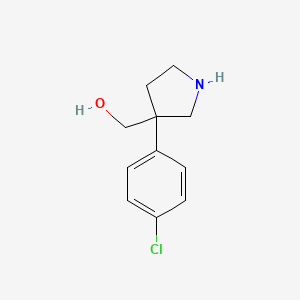 3-(4-Chlorophenyl)-3-pyrrolidinemethanol