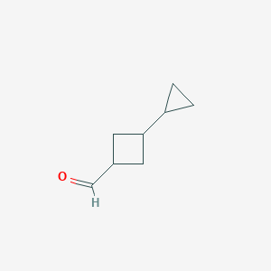 3-Cyclopropylcyclobutane-1-carbaldehyde