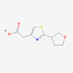 2-(2-(Tetrahydrofuran-3-yl)thiazol-4-yl)acetic acid