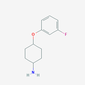 4-(3-Fluorophenoxy)cyclohexanamine