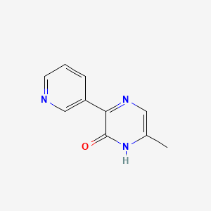 6-Methyl-3-(pyridin-3-yl)-1,2-dihydropyrazin-2-one