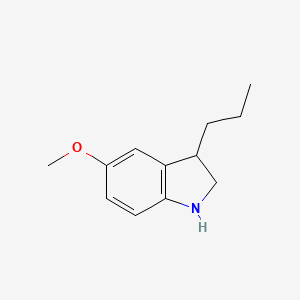 5-Methoxy-3-propyl-2,3-dihydro-1H-indole