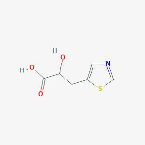 2-Hydroxy-3-(1,3-thiazol-5-yl)propanoic acid