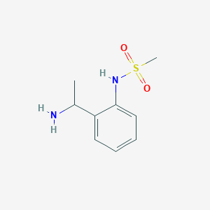 N-[2-(1-Aminoethyl)phenyl]methanesulfonamide