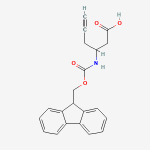 3-({[(9H-Fluoren-9-YL)methoxy]carbonyl}amino)hex-5-ynoic acid