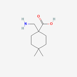 1-(Aminomethyl)-4,4-dimethylcyclohexane-1-carboxylic acid