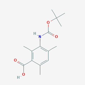 3-{[(Tert-butoxy)carbonyl]amino}-2,4,6-trimethylbenzoic acid