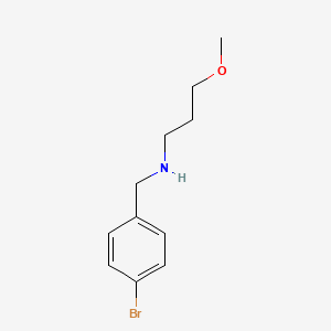 [(4-Bromophenyl)methyl](3-methoxypropyl)amine