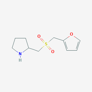 2-{[(Furan-2-yl)methanesulfonyl]methyl}pyrrolidine