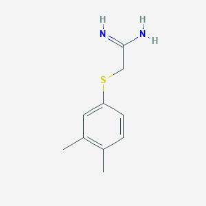 2-[(3,4-Dimethylphenyl)sulfanyl]ethanimidamide