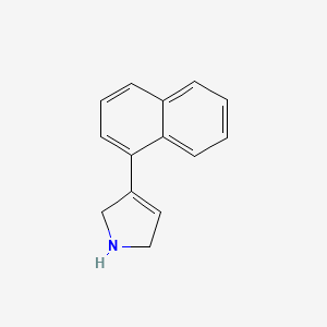 3-(Naphthalen-1-yl)-2,5-dihydro-1H-pyrrole