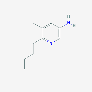 6-Butyl-5-methylpyridin-3-amine