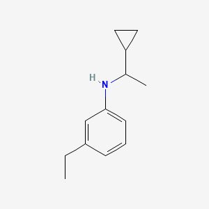 N-(1-cyclopropylethyl)-3-ethylaniline