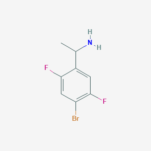 1-(4-Bromo-2,5-difluorophenyl)ethan-1-amine