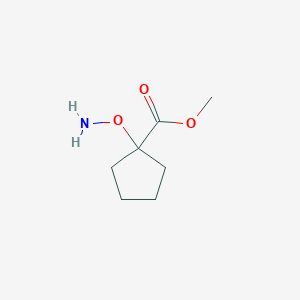 Methyl 1-(aminooxy)cyclopentane-1-carboxylate