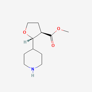 Methyl (2S,3R)-2-(piperidin-4-yl)oxolane-3-carboxylate