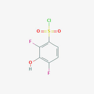 2,4-Difluoro-3-hydroxybenzene-1-sulfonyl chloride