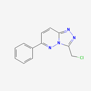 1,2,4-Triazolo[4,3-b]pyridazine, 3-(chloromethyl)-6-phenyl-