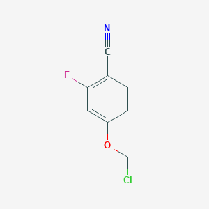 4-(Chloromethoxy)-2-fluorobenzonitrile