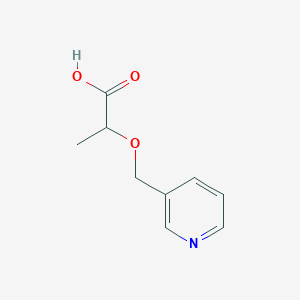 2-[(Pyridin-3-yl)methoxy]propanoic acid