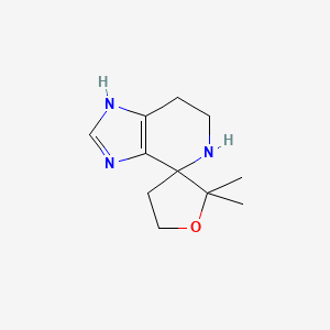 2',2'-Dimethyl-3,5,6,7-tetrahydrospiro[imidazo[4,5-c]pyridine-4,3'-oxolane]