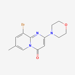 9-bromo-7-methyl-2-morpholino-4H-pyrido[1,2-a]pyrimidin-4-one