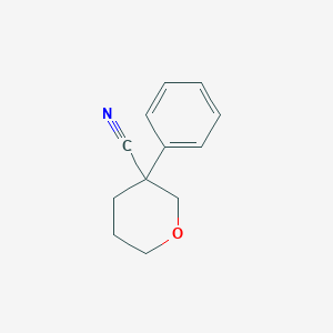 3-Phenyloxane-3-carbonitrile