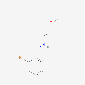 [(2-Bromophenyl)methyl](2-ethoxyethyl)amine