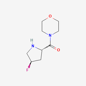 4-[(2S,4R)-4-Fluoropyrrolidine-2-carbonyl]morpholine