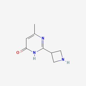 2-(Azetidin-3-yl)-6-methyl-3,4-dihydropyrimidin-4-one