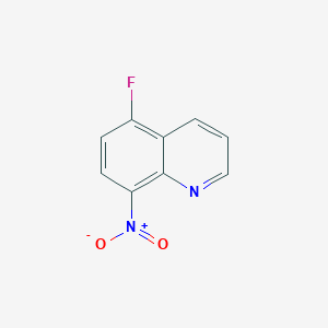 molecular formula C9H5FN2O2 B132337 5-氟-8-硝基喹啉 CAS No. 152167-85-6