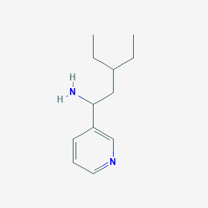 3-Ethyl-1-(pyridin-3-YL)pentan-1-amine