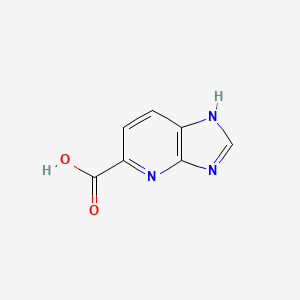 molecular formula C7H5N3O2 B1323379 3H-咪唑并[4,5-b]吡啶-5-羧酸 CAS No. 1019108-05-4