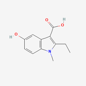 2-Ethyl-5-hydroxy-1-methyl-1H-indole-3-carboxylic acid