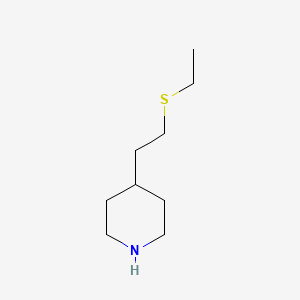 4-[2-(Ethylsulfanyl)ethyl]piperidine