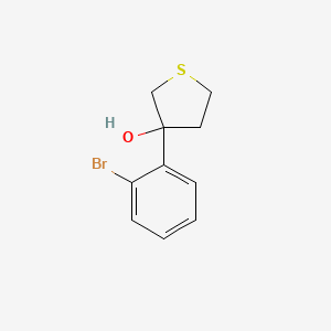 3-(2-Bromophenyl)thiolan-3-ol