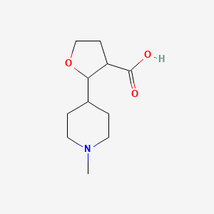 2-(1-Methylpiperidin-4-yl)oxolane-3-carboxylic acid