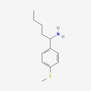 1-(4-Methylthiophenyl)pentylamine