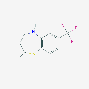 2-Methyl-7-(trifluoromethyl)-2,3,4,5-tetrahydro-1,5-benzothiazepine