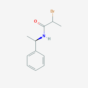 2-Bromo-N-[(1R)-1-phenylethyl]propanamide