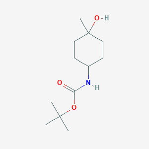molecular formula C12H23NO3 B1323395 cis-4-(Boc-amino)-1-methylcyclohexanol CAS No. 233764-31-3