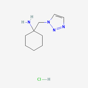 1-((1H-1,2,3-triazol-1-yl)methyl)cyclohexan-1-amine hydrochloride