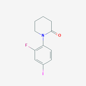 1-(2-Fluoro-4-iodophenyl)piperidin-2-one